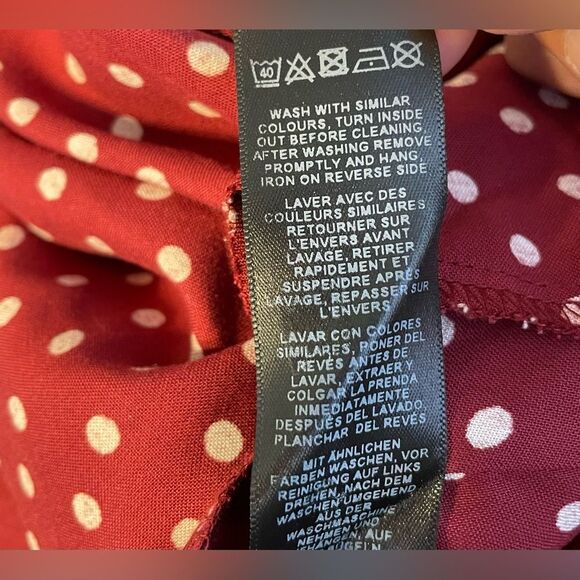 ASOS Polka Dot Wide Leg Palazzo Pant 4 - Picture 10 of 10